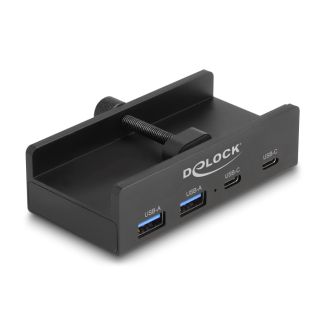 DeLOCK 64262 hub di interfaccia USB 2.0 Type-A 5000 Mbit/s Nero