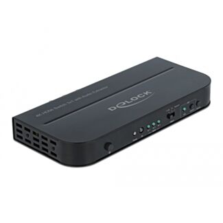 DeLOCK Interruttore HDMI 3 x HDMI in 1 x uscita HDMI 4K 60 Hz con estrattore audio