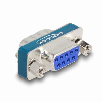 DeLOCK RF/EMI Interference Suppression Filter D-Sub 9 pin male to female with low-pass inductive