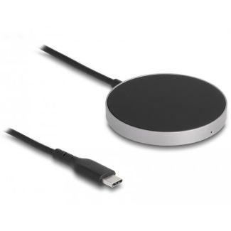 DeLOCK Caricatore wireless da 5 W / 7,5 W / 10 W / 15 W - Pad di ricarica induttivo
