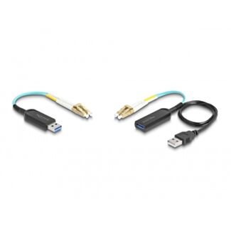DeLOCK Set di estensione USB 10 Gbps di Tipo-A su cavo LC Duplex