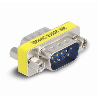 DeLOCK D-Sub 9 pin Gender Changer male to male (nuts) 2 pieces