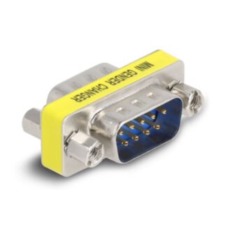 DeLOCK D-Sub da 9 pin Gender Changer da maschio a maschio (dadi) 2 pezzi
