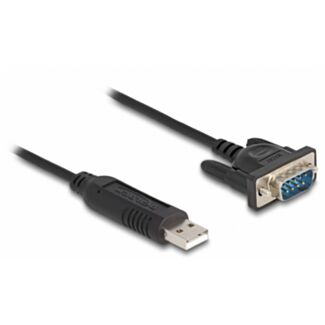 DeLOCK Adattatore USB 2.0 per RS-232 seriale con alloggiamento del connettore seriale compatto 50 cm FTDI