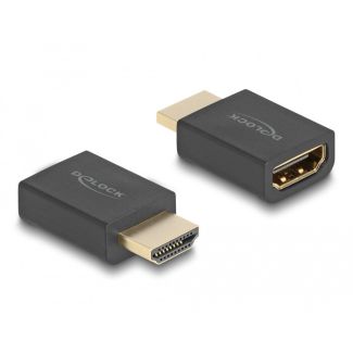 DeLOCK High Speed HDMI with Ethernet Adapter male to female 8K 60 Hz black