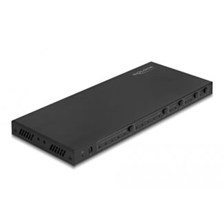 DeLOCK Interruttore HDMI Matrix 4 x HDMI in per 2 x HDMI uscita 4K 60 Hz con estrattore audio
