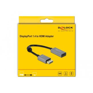 DeLOCK Active DisplayPort 1.4 to HDMI Adapter 4K 60 Hz (HDR)