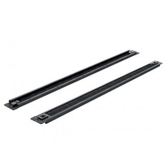 DeLOCK Gestione cavi con Spazzola a strip da 19″ senza attrezzi 1U nero