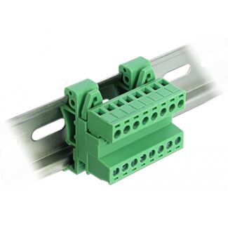 DeLOCK 66081 morsettiera 8-pin Verde