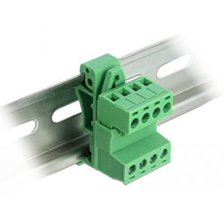DeLOCK 66079 morsettiera 4-pin Verde