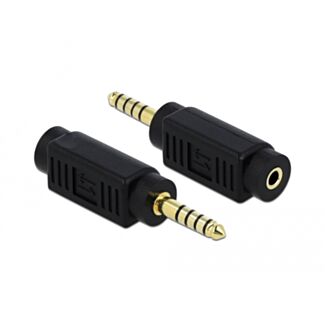 DeLOCK 65994 adattatore per inversione del genere dei cavi 4.4 mm 5 pin 3.5 mm 3 pin Nero