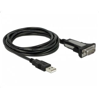 DeLOCK 65962 serial cable Black 3 m USB Type-A DB-9