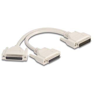 DeLOCK 65959 cavo seriale Beige 0,3 m DB-25