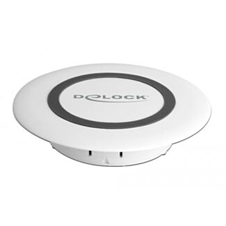 DeLOCK 65918 Caricabatterie per dispositivi mobili Smartphone Bianco USB Carica wireless Ricarica rapida Interno