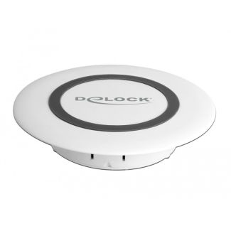 DeLOCK 65918 mobile device charger Smartphone White USB Wireless charging Fast charging Indoor