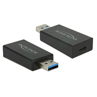 DeLOCK 65689 adattatore per inversione del genere dei cavi USB 3.1 Gen 2 Type-A USB 3.1 Gen 2 USB Type-C Nero