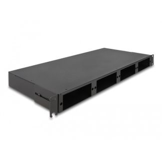 DeLOCK 19″ Fiber Optic HD (High Density) Patch Panel 1U black