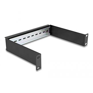 DeLOCK Pannello su guida DIN da 10″ 1U nero