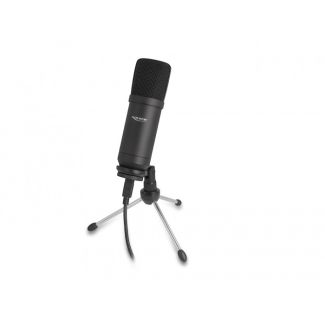 DeLOCK Microfono a condensatore USB professionale 24 Bit / 192 kHz per PC e portatile