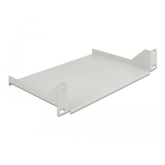 DeLOCK 10″ Shelf for network cabinet 1U grey