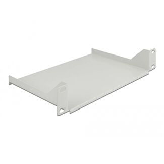 DeLOCK Ripiano da 10″ per armadio di rete 1U grigio