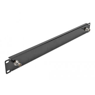 DeLOCK Pannello da 19″ con 2 x BNC femmina 1U nero