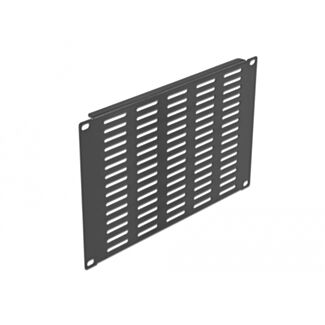 DeLOCK Pannello per armadio di rete da 10″ con fessure di ventilazione orizzontali 4U nero