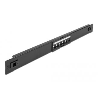 DeLOCK Pannello patch Keystone da 19″ a 6 porte senza utensili