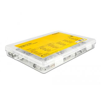 DeLOCK Scatola di crimpatura 70 pezzi 75 Ohm con connettori BNC, TNC e F