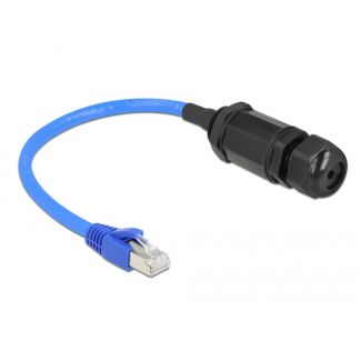 DeLOCK Cavo RJ45 maschio per RJ45 femmina Cat.6 impermeabile con pressacavo