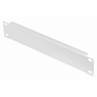 Digitus 1U blank panel, 10 inch 45 x 255 x 12 mm, grey (RAL 7035)