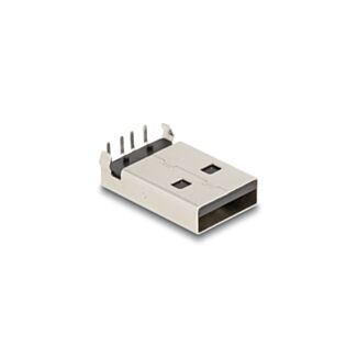 DeLOCK Connettore USB 2.0 Tipo-A femmina 4 pin THT per montaggio a foro passante angolato a 90° 10 pezzi