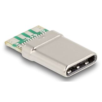 DeLOCK 66756 cavo di collegamento USB Type-C Argento