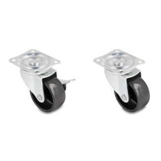 DeLOCK Ruota Ø 50 mm portata fino a 90 kg Set 2 x 2 pezzi