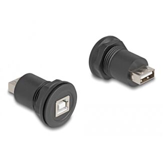 DeLOCK Connettore integrato da USB 2.0 Tipo-B a USB 2.0 Tipo-A nero
