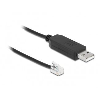 DeLOCK Adapter cable USB Type-A to Serial RS-232 RJ10 with ESD protection Meade Autostar 2 m