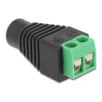 DeLOCK Adattatore CC 1,35 x 3,5 mm femmina > Morsettiera a 2 pin