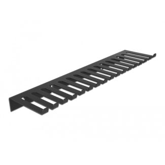 DeLOCK Cable holder 325 x 90 mm for wall mounting black