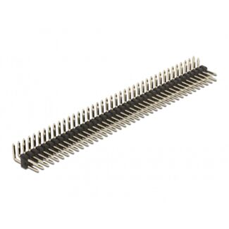 DeLOCK Pin header a 40 pin, passo 2,54 mm, 2 fila, angolato 5 pezzi