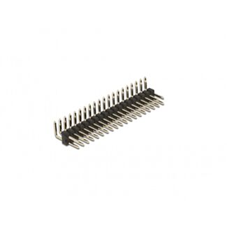 DeLOCK Pin header a 20 pin, passo 2,54 mm, 2 fila, angolato 5 pezzi