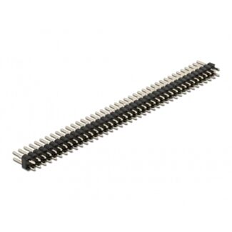 DeLOCK Pin header a 40 pin, passo 2,54 mm, 2 fila, diritto, 5 pezzi