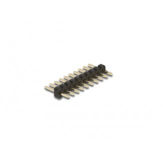 DeLOCK Pin header 10 pin, pitch 1.27 mm, 1-row, straight, 5 pieces