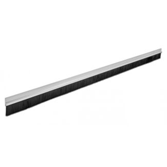 DeLOCK Nastro a spazzola da 40 mm con profilo in alluminio diritto - lunghezza 1 m