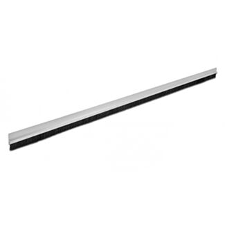 DeLOCK Nastro a spazzola da 20 mm con profilo in alluminio angolato - lunghezza 1 m