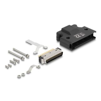 DeLOCK MDR maschile a 50 pin Collegamento saldato con custodia