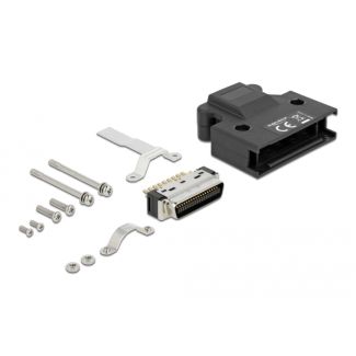 DeLOCK MDR maschile a 36 pin Collegamento saldato con custodia