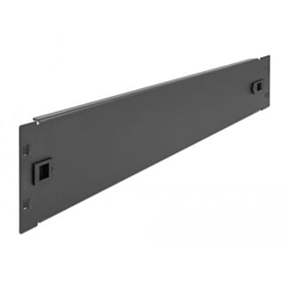 DeLOCK Strumento di copertura cieca del gabinetto di rete 2U da 19″ libero nero