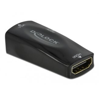 DeLOCK Adapter HDMI-A female to VGA female 1080p with Audio