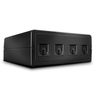 Lindy 70437 commutatore audio Nero