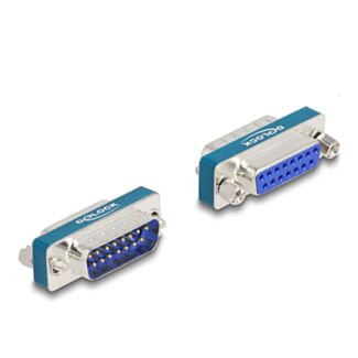 DeLOCK Filtro di soppressione delle interferenze RF/EMI D-Sub 15 pin maschio-femmina con induttivo passa-basso